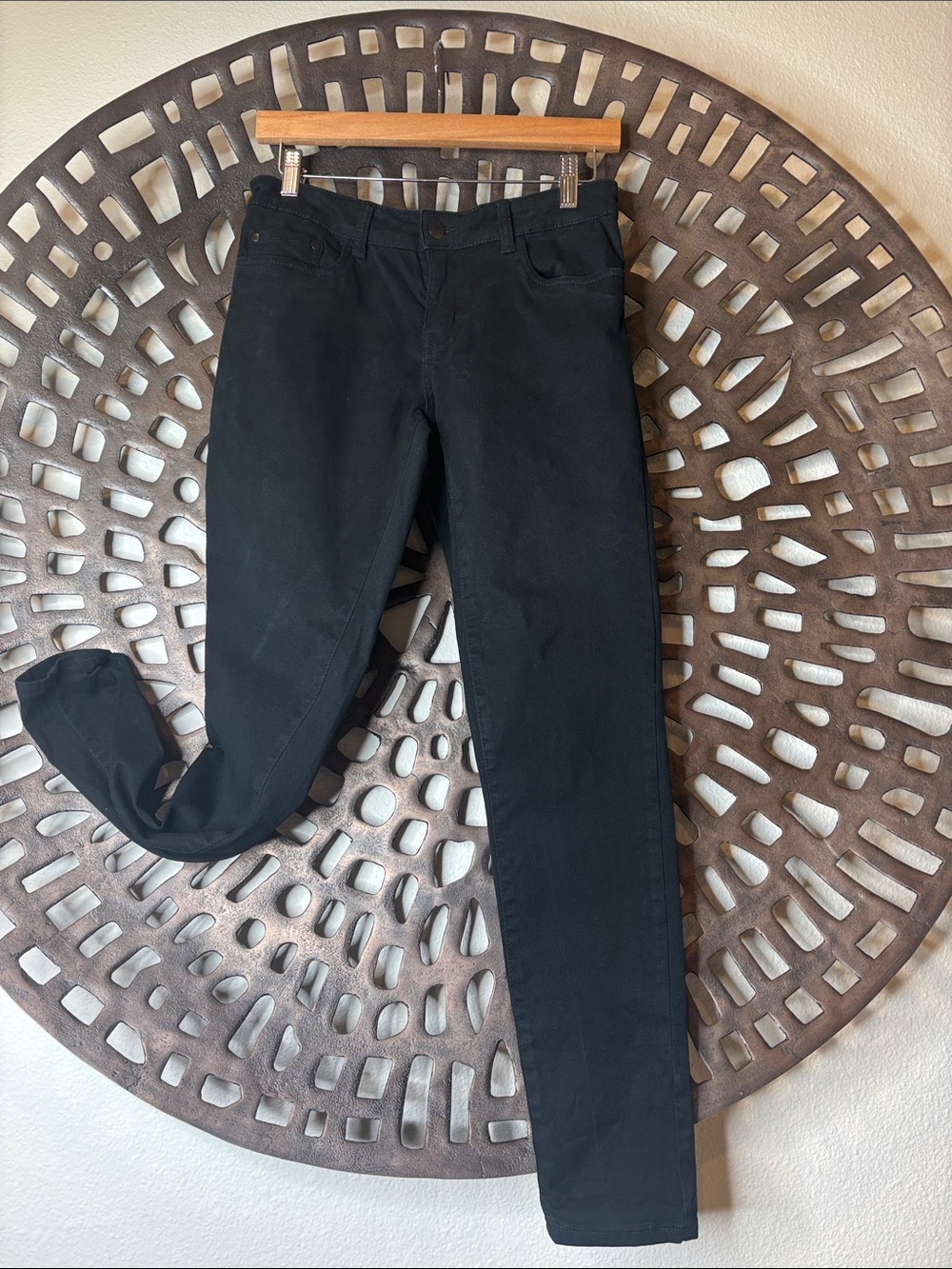 🖤 BP. Straight Leg Jeans Women’s 28 Black Stretch Denim Mid Rise Stretch 🖤